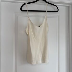 Jcrew Elegant Cream Spaghetti Strap Top